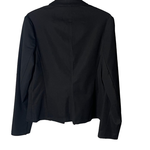 NWOT Banana Republic Lim Ponte Scho Black Stretch Blazer Size 6 - Picture 3 of 6